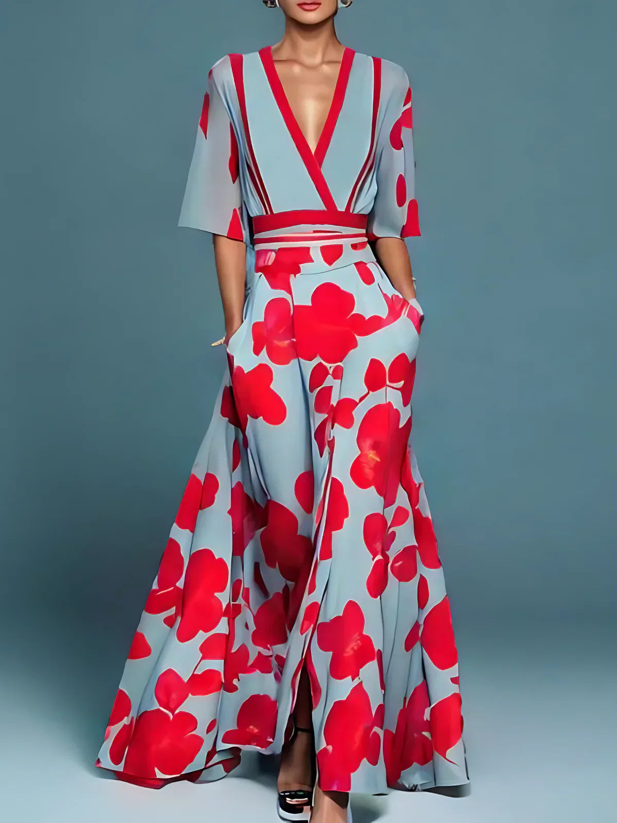 Loungewear Club™️ | Robe florale élégante