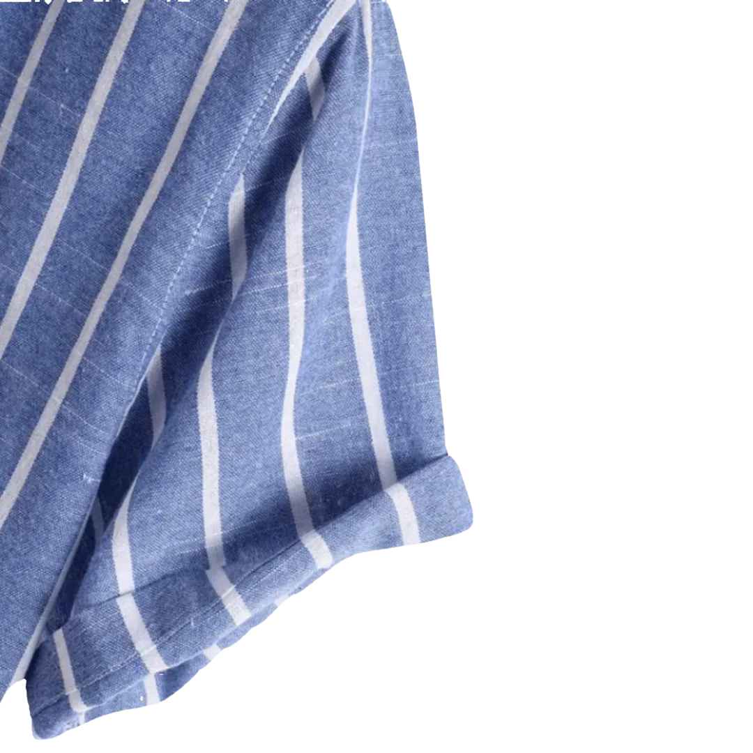 Loungewear Club™ - Polo Rayé en Coton Bio