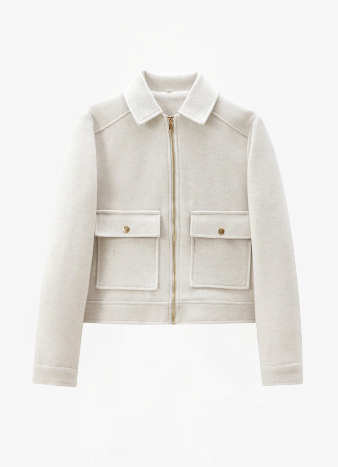Loungewear Club™️ | Veste zippée en tweed