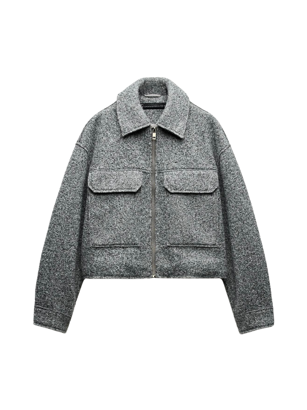Loungewear Club™️ | Veste bouclée grise