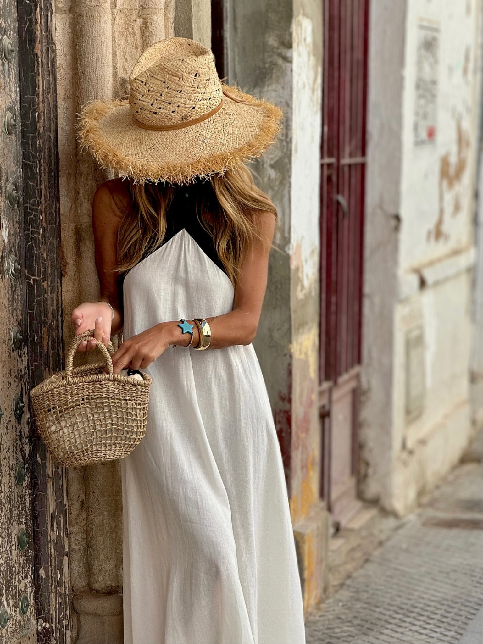 CANELA | Robe à décolleté croisé