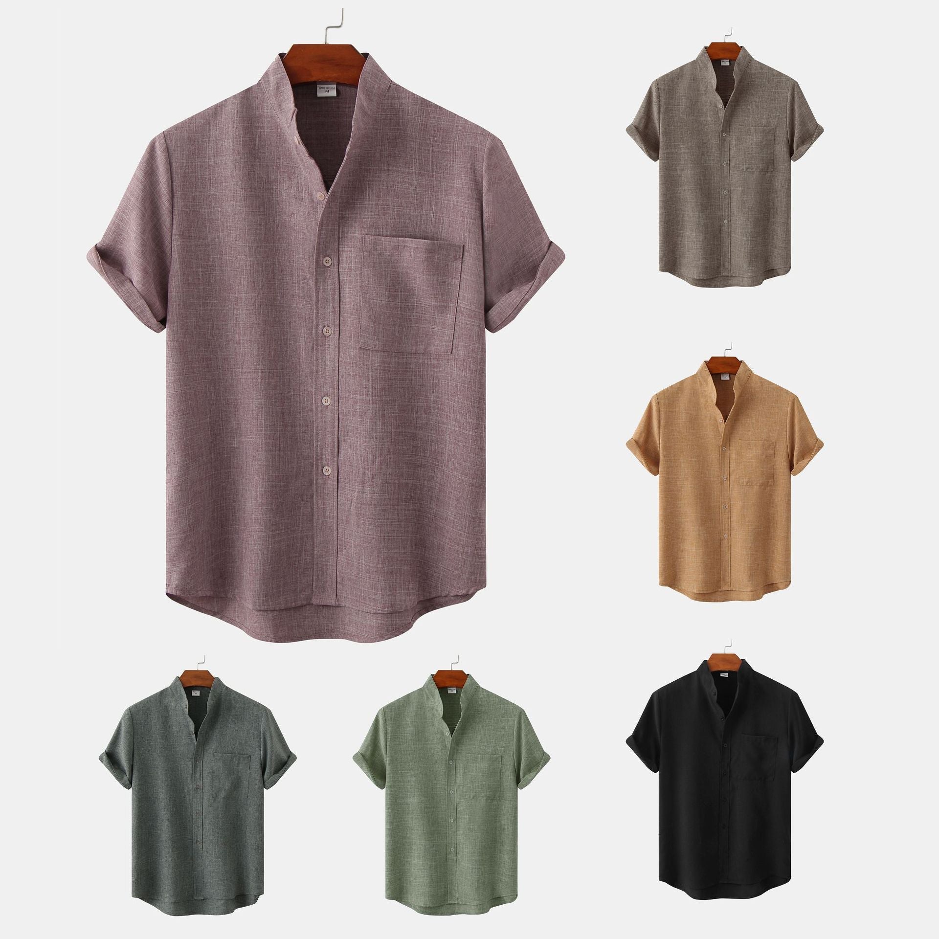 Loungewear Club™ | Chemise en coton unie avec boutons