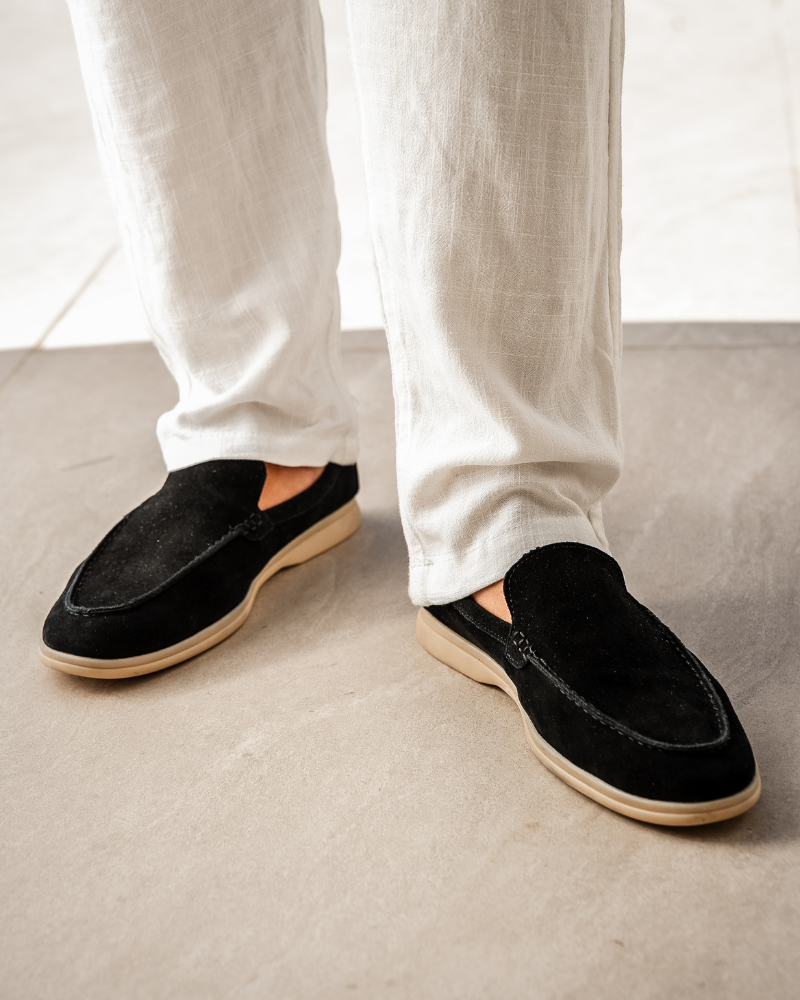 Loungewear Club™ | Mocassins en Suède Premium