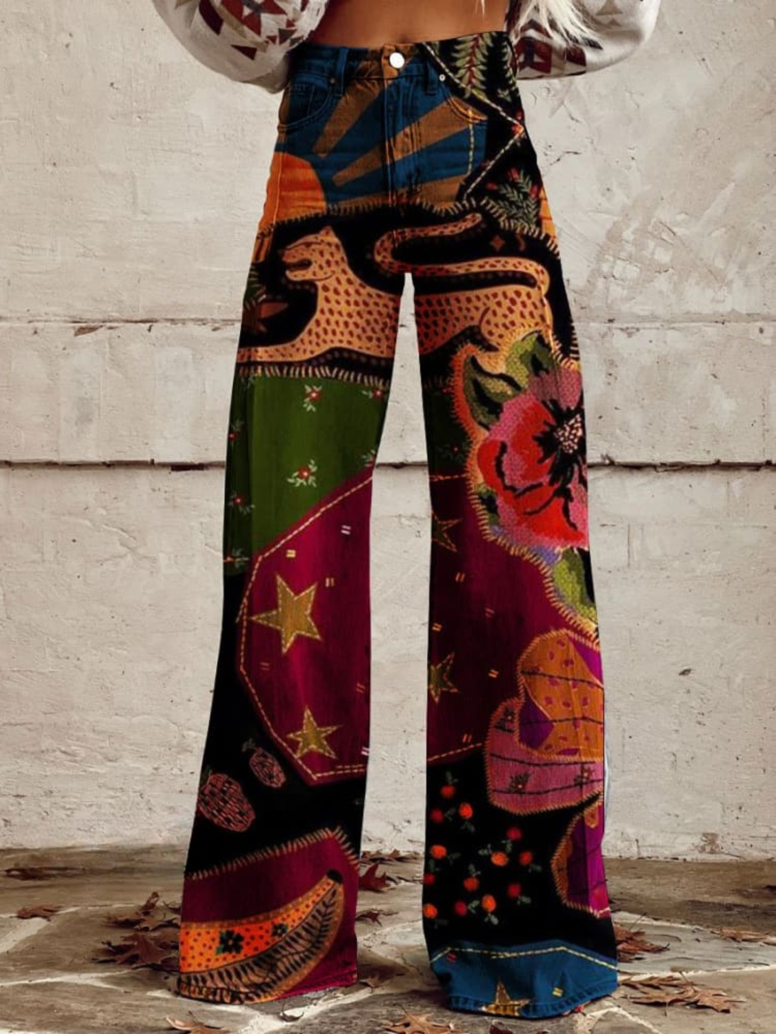 LÉNA | Pantalon Confort Boho Vintage Élégant