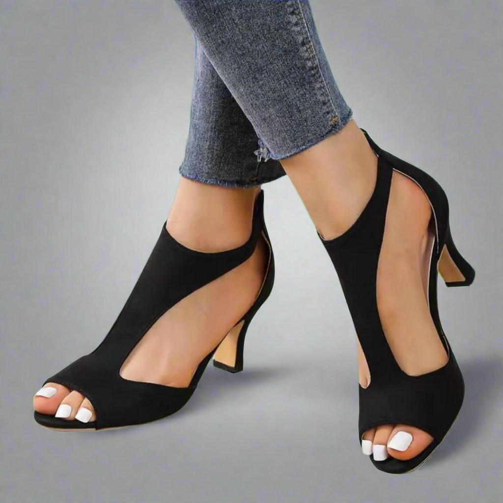 Heidrun™ | Eleganti Sandali con Tacco Confortevoli