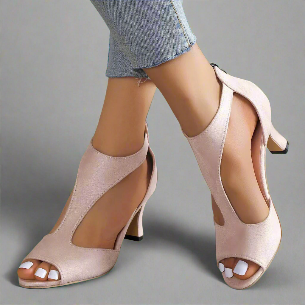 Heidrun™ | Eleganti Sandali con Tacco Confortevoli