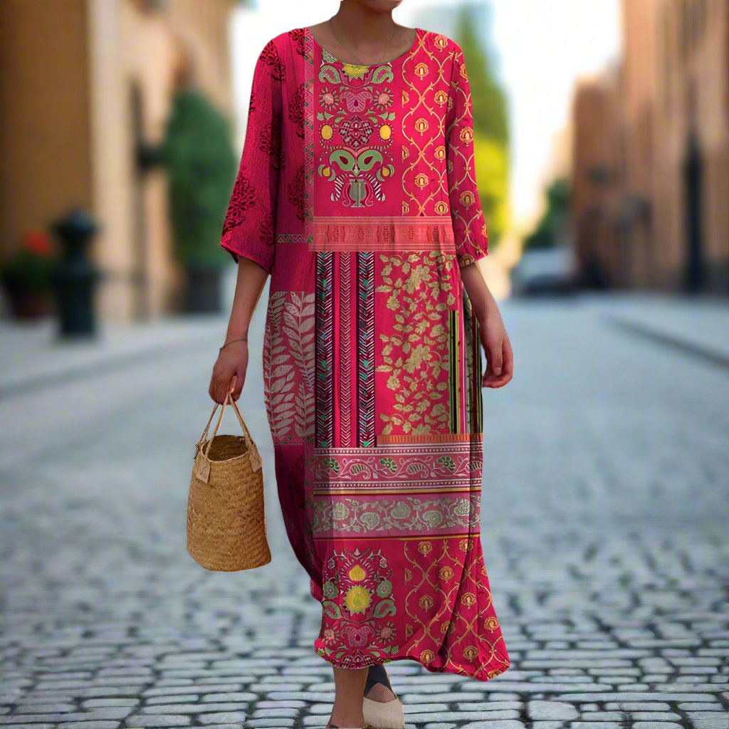 Adeline™ - Robe Ethnique Flottante