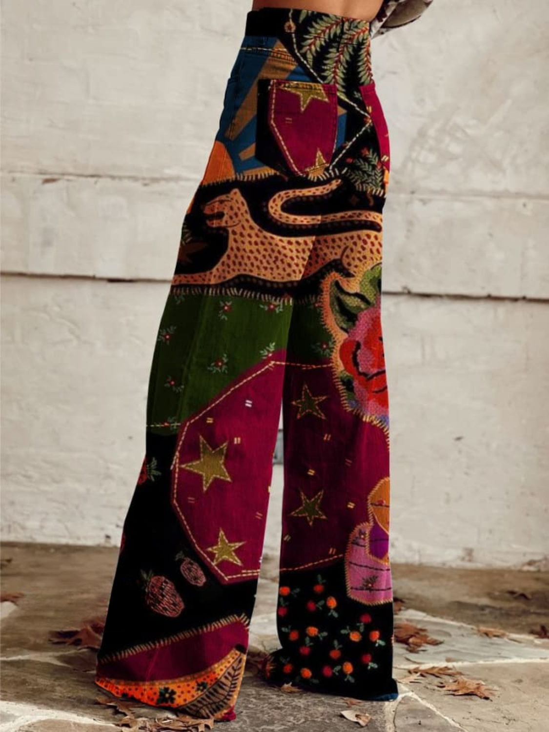 LÉNA | Pantalon Confort Boho Vintage Élégant