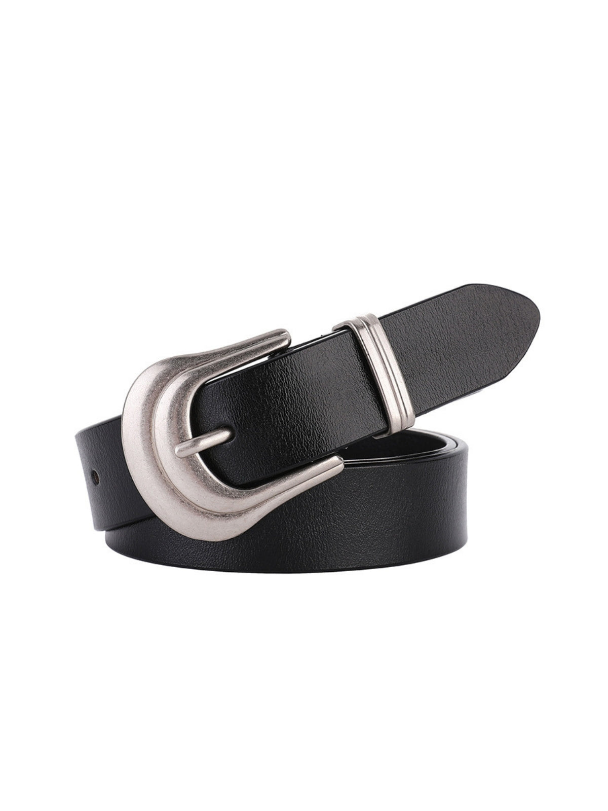 Loungewear Club™ | Ceinture en Cuir de Vache Distressée Toujours Élégante