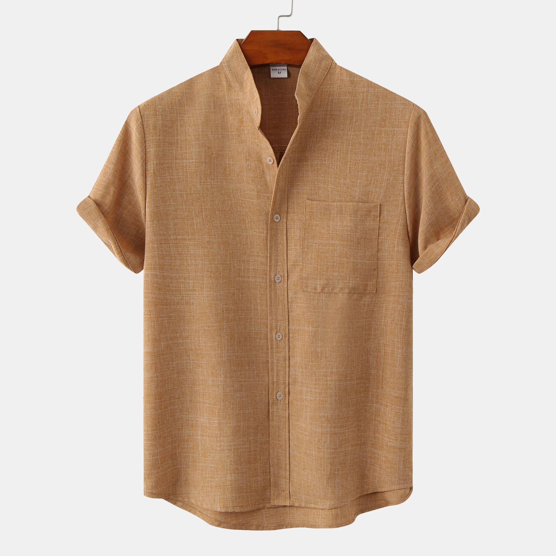 Loungewear Club™ | Chemise en coton unie avec boutons