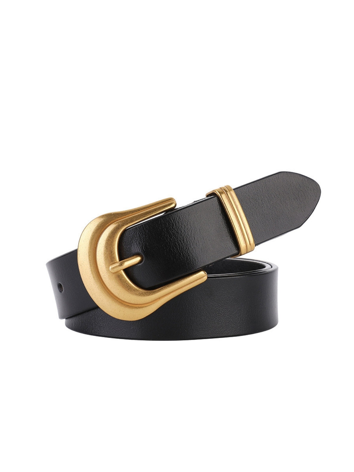 Loungewear Club™ | Ceinture en Cuir de Vache Distressée Toujours Élégante