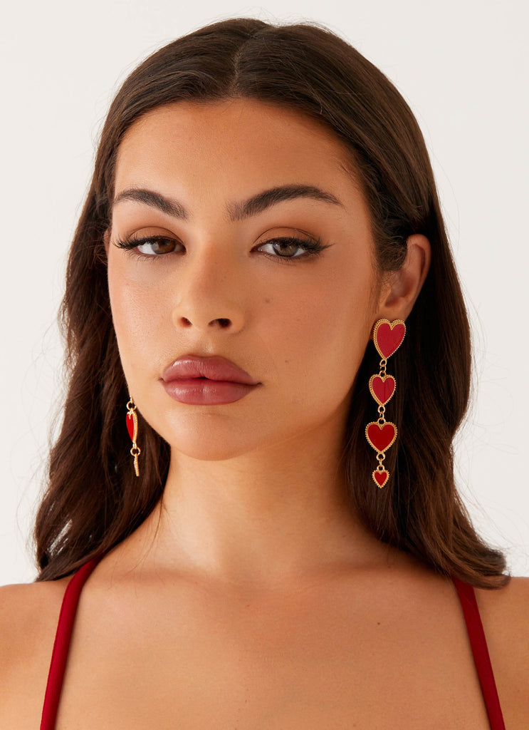 Loungewear Club™ | Boucles d'oreilles Red Love