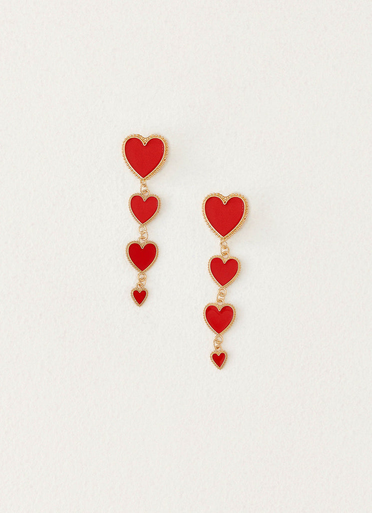 Loungewear Club™ | Boucles d'oreilles Red Love