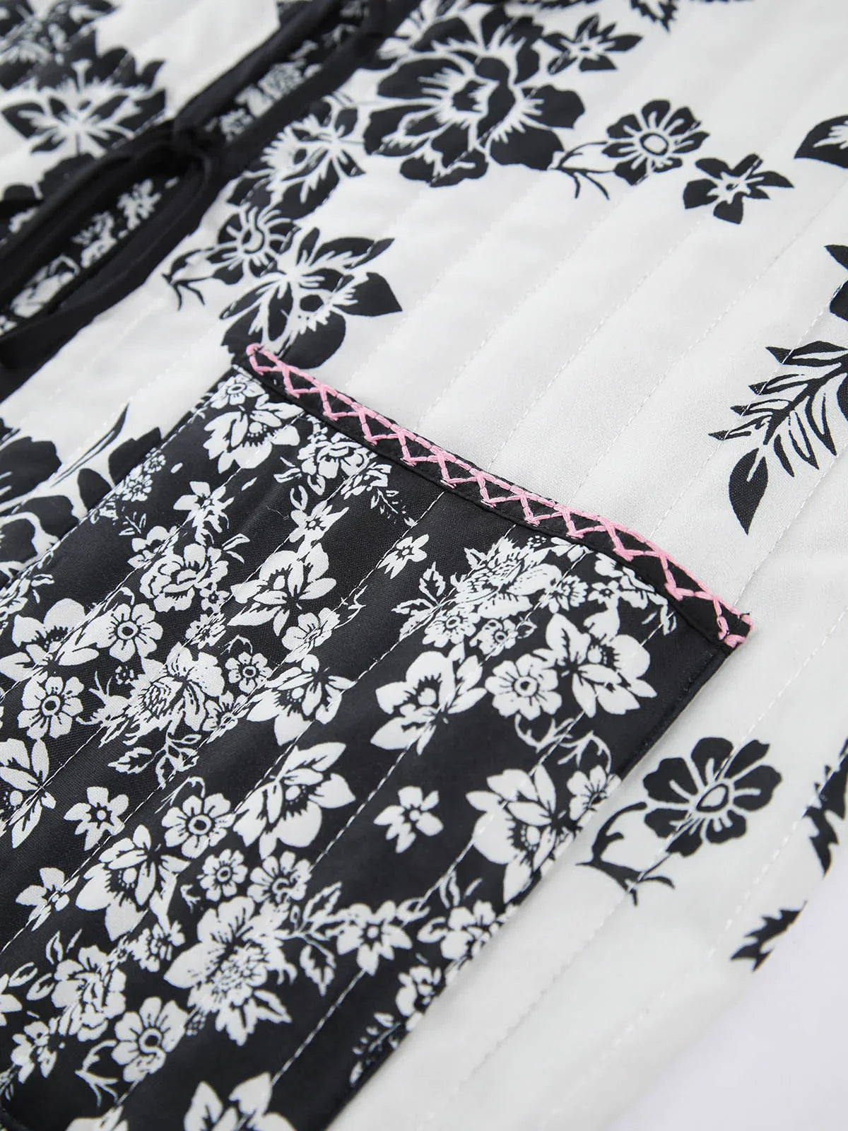 Loungewear Club™️ | Veste à fleurs double face