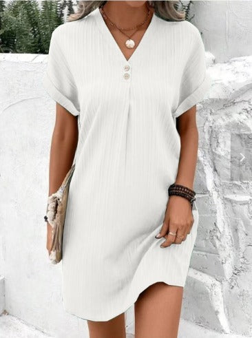 LISA™ - Robe de printemps à col en V