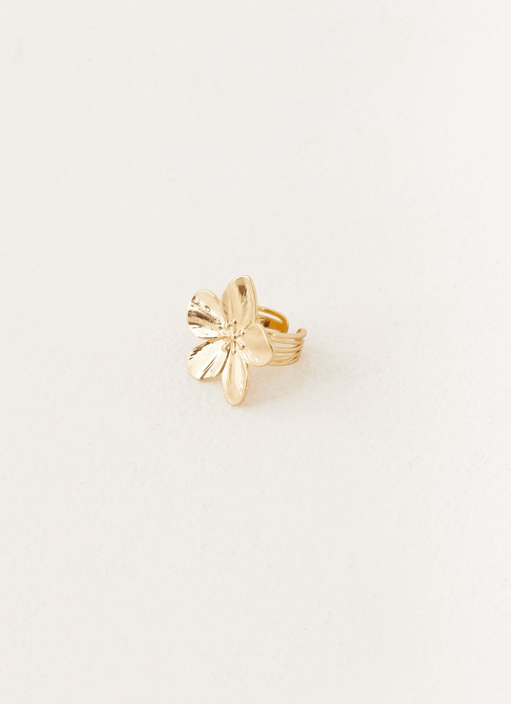 Loungewear Club™ | Anneau de fleur d'or