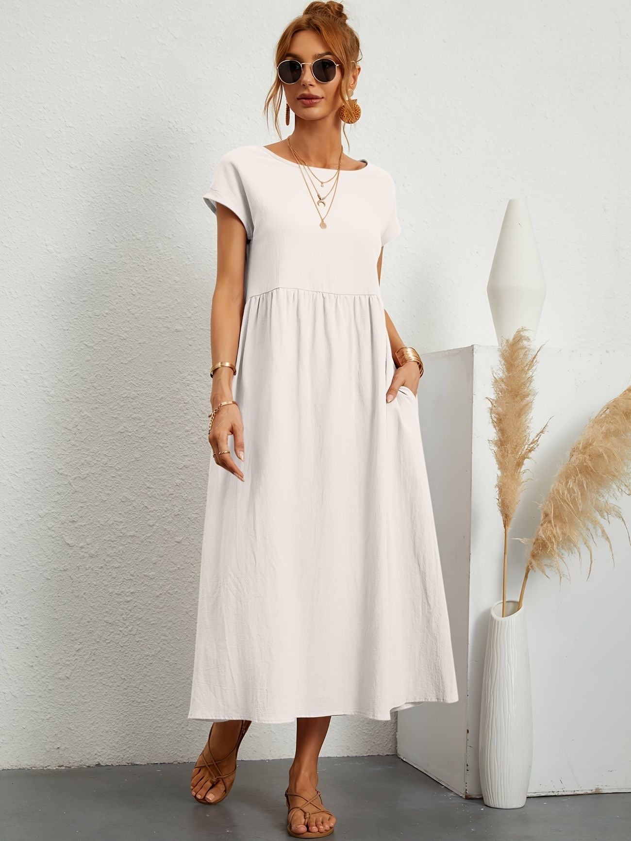 Caroline™ - Robe Décontractée Élégante