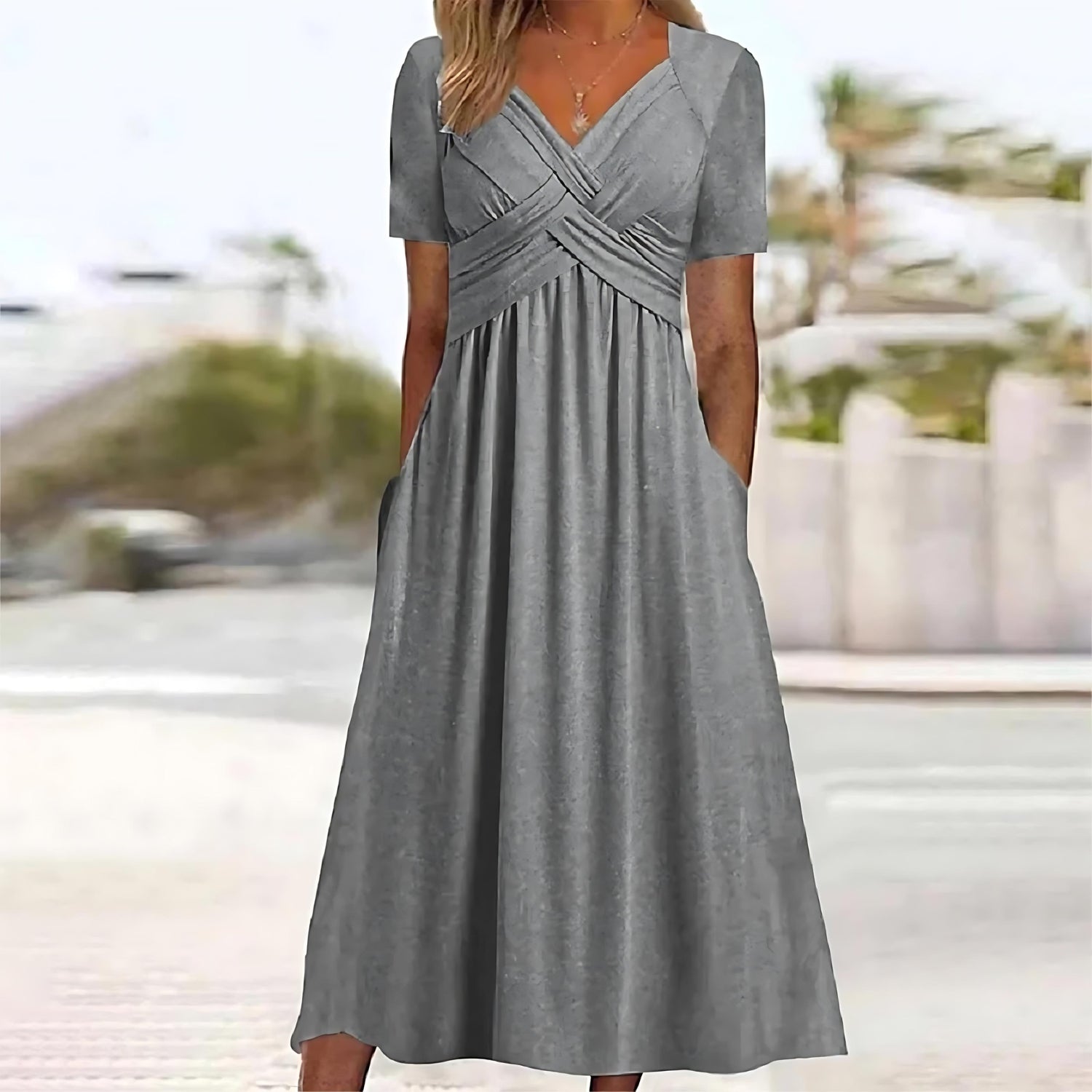 Jasmine – Robe Midi Élégante