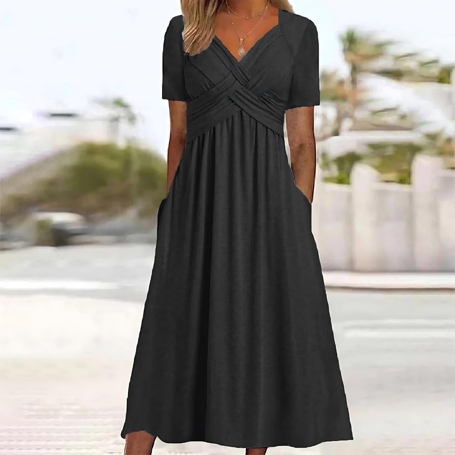 Jasmine – Robe Midi Élégante