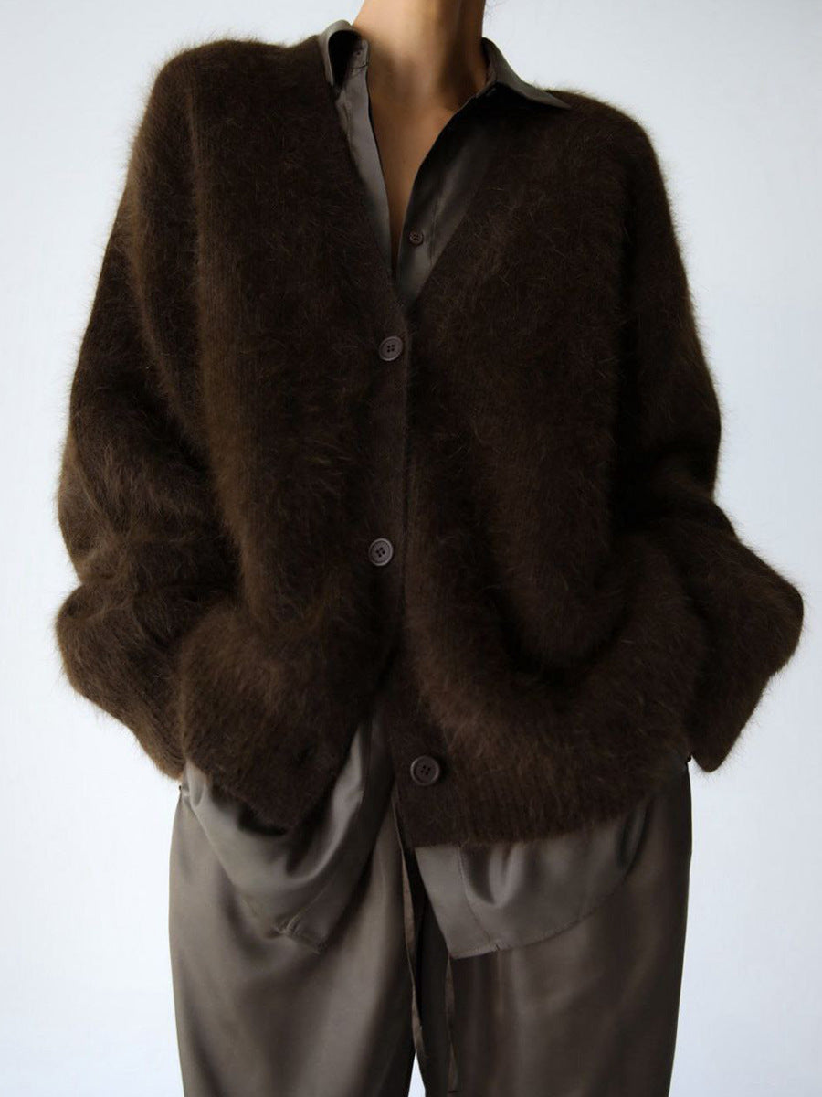 Loungewear Club™ | Cardigan doux à col en V