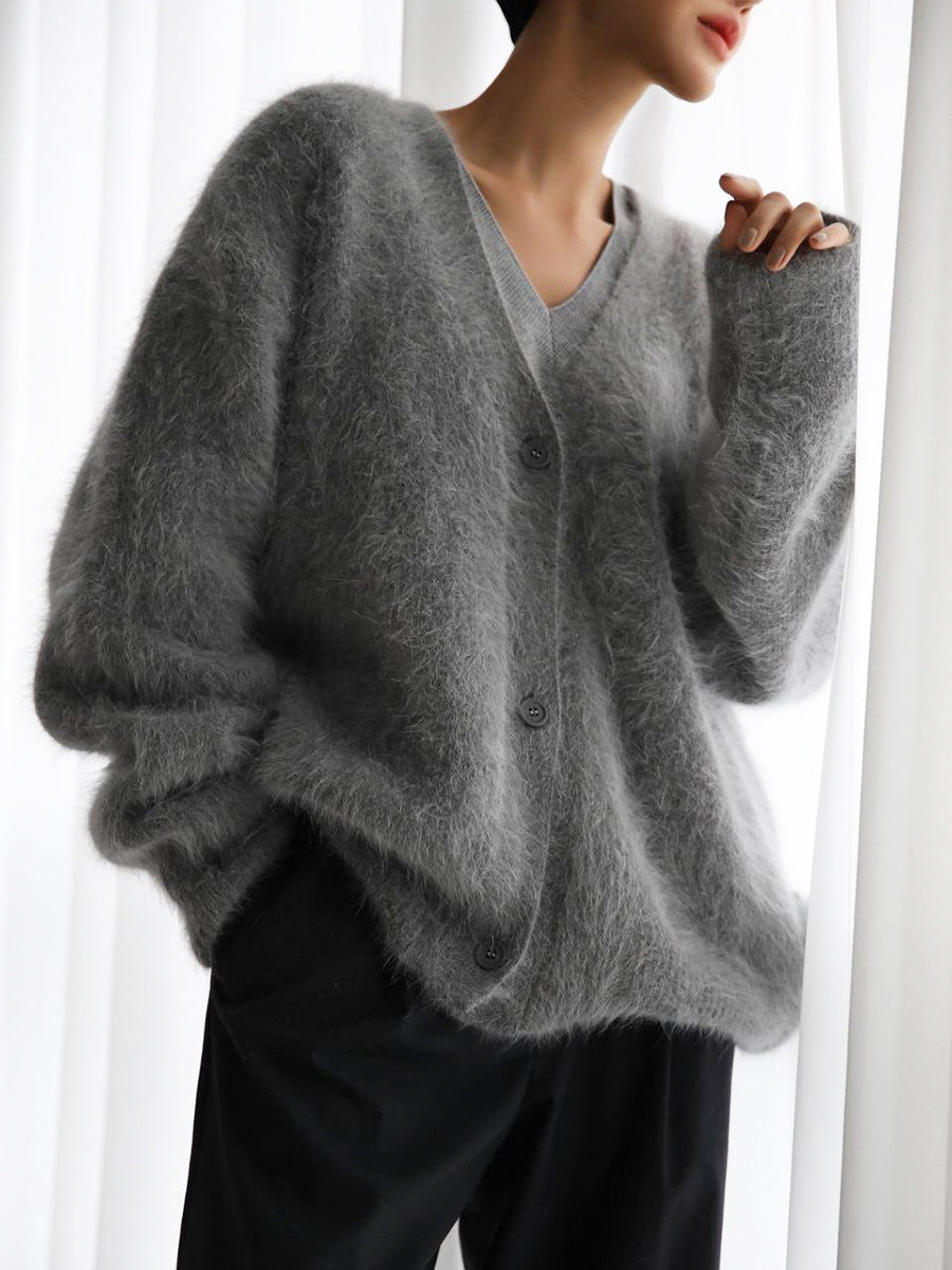 Loungewear Club™ | Cardigan doux à col en V