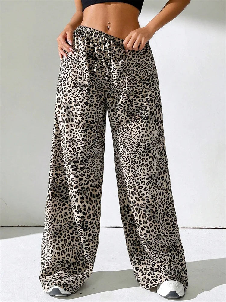 Loungewear Club™ | Pantalon Large Léopard