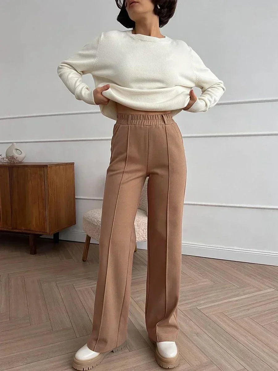 Loungewear Club™ | Pantalon Élégant à Taille Élastique