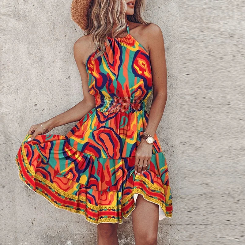 Angela™ - Robe Halter Chic