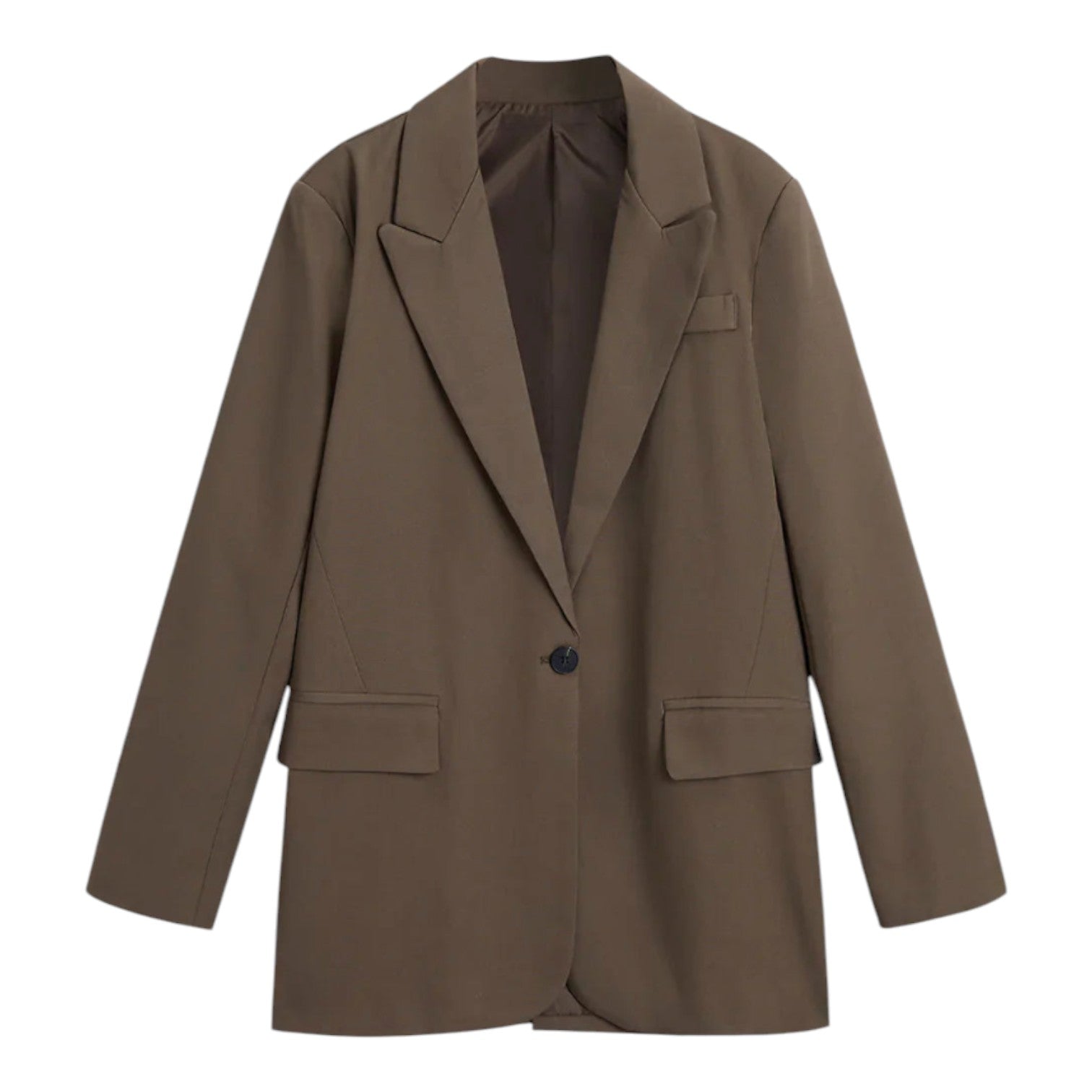 Loungewear Club™️ | Blazer solide surdimensionné