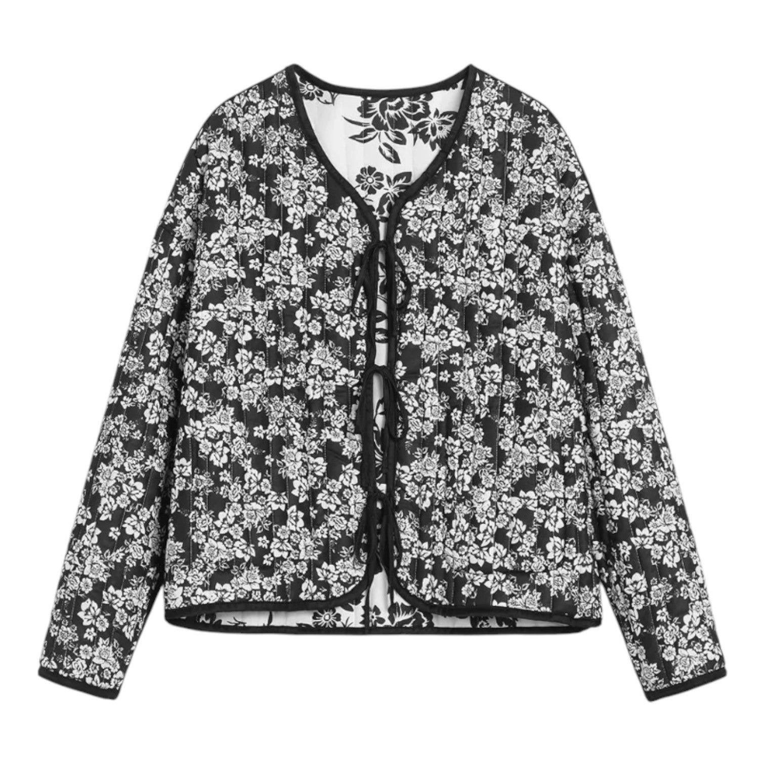 Loungewear Club™️ | Veste à fleurs double face