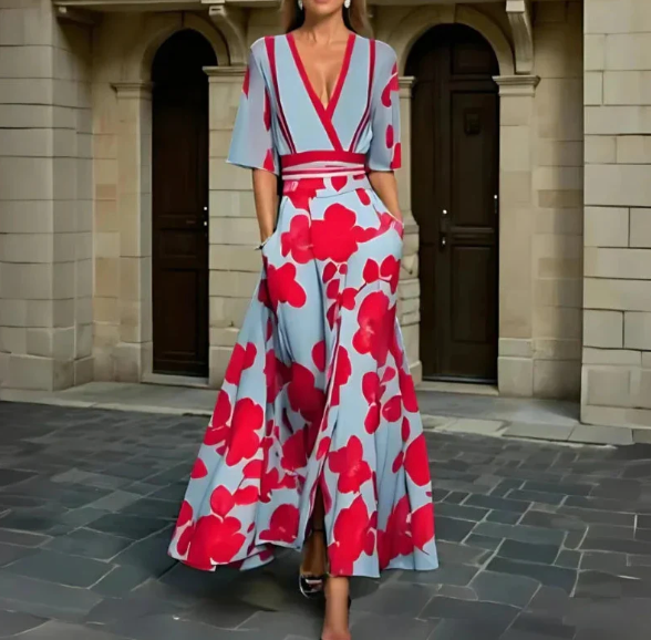 Loungewear Club™️ | Robe florale élégante