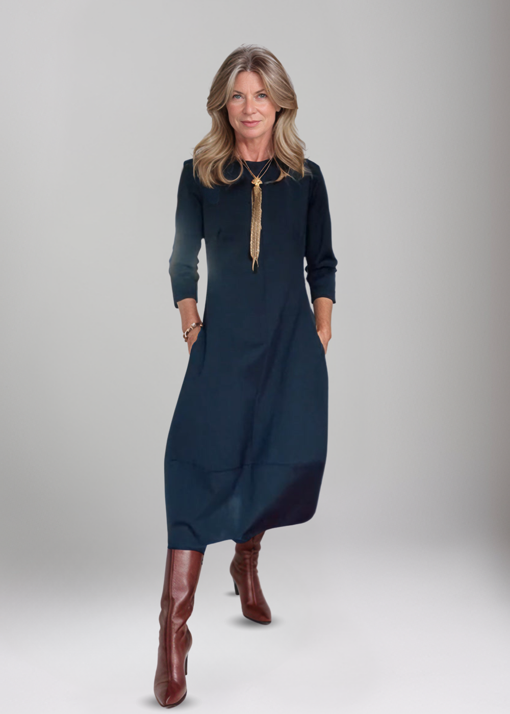 Loungewear Club™ | Robe Midi Élégante