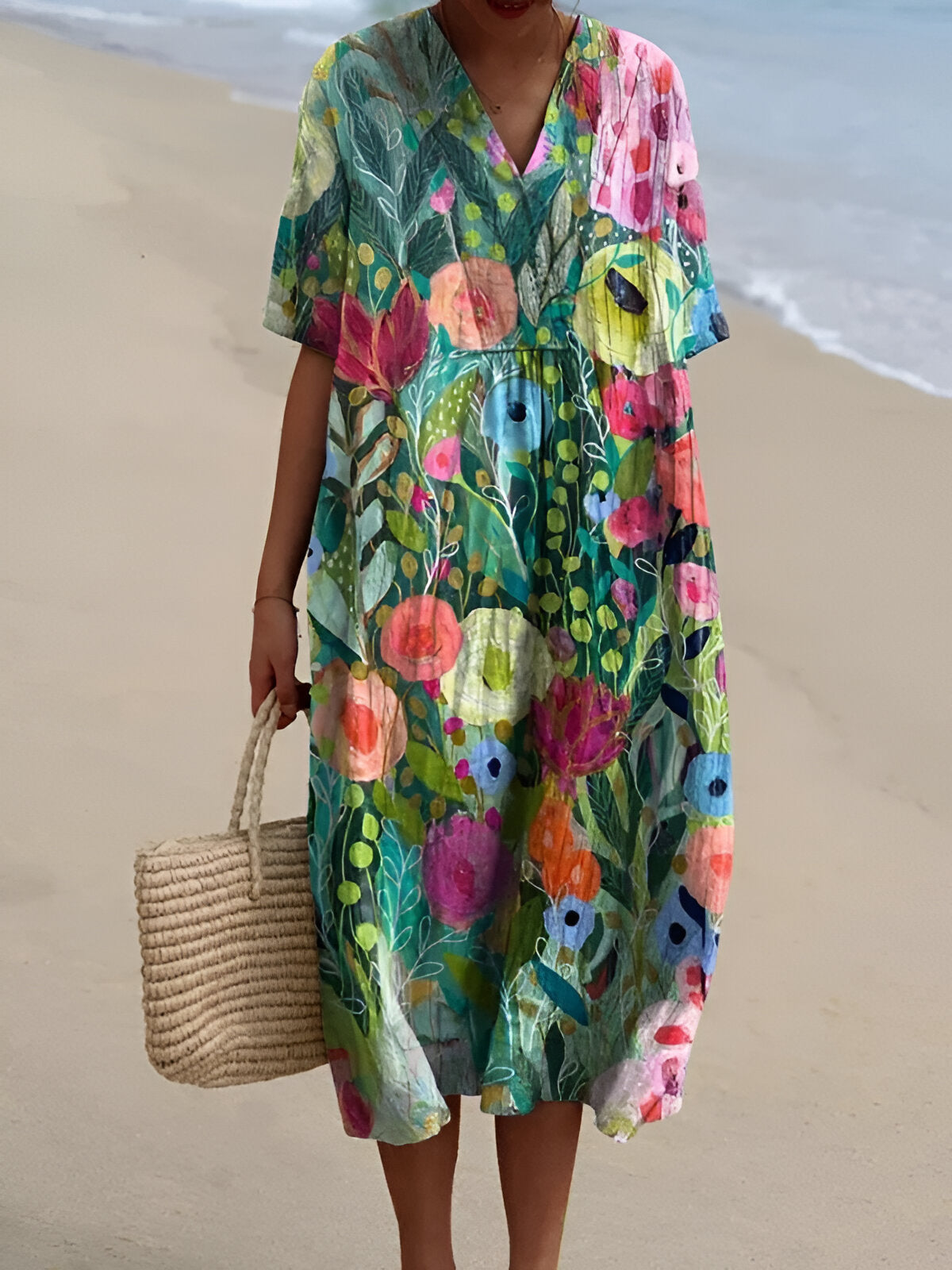 Arelle™ | Robe Imprimée Brise d’Été