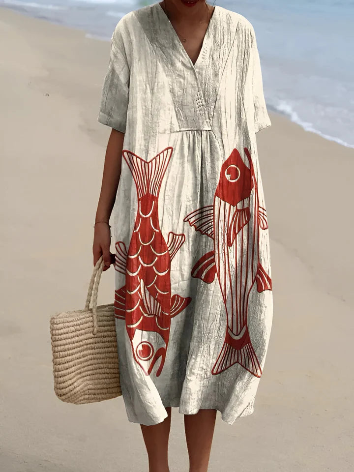 Alida | Robe Imprimée Brise d’Été