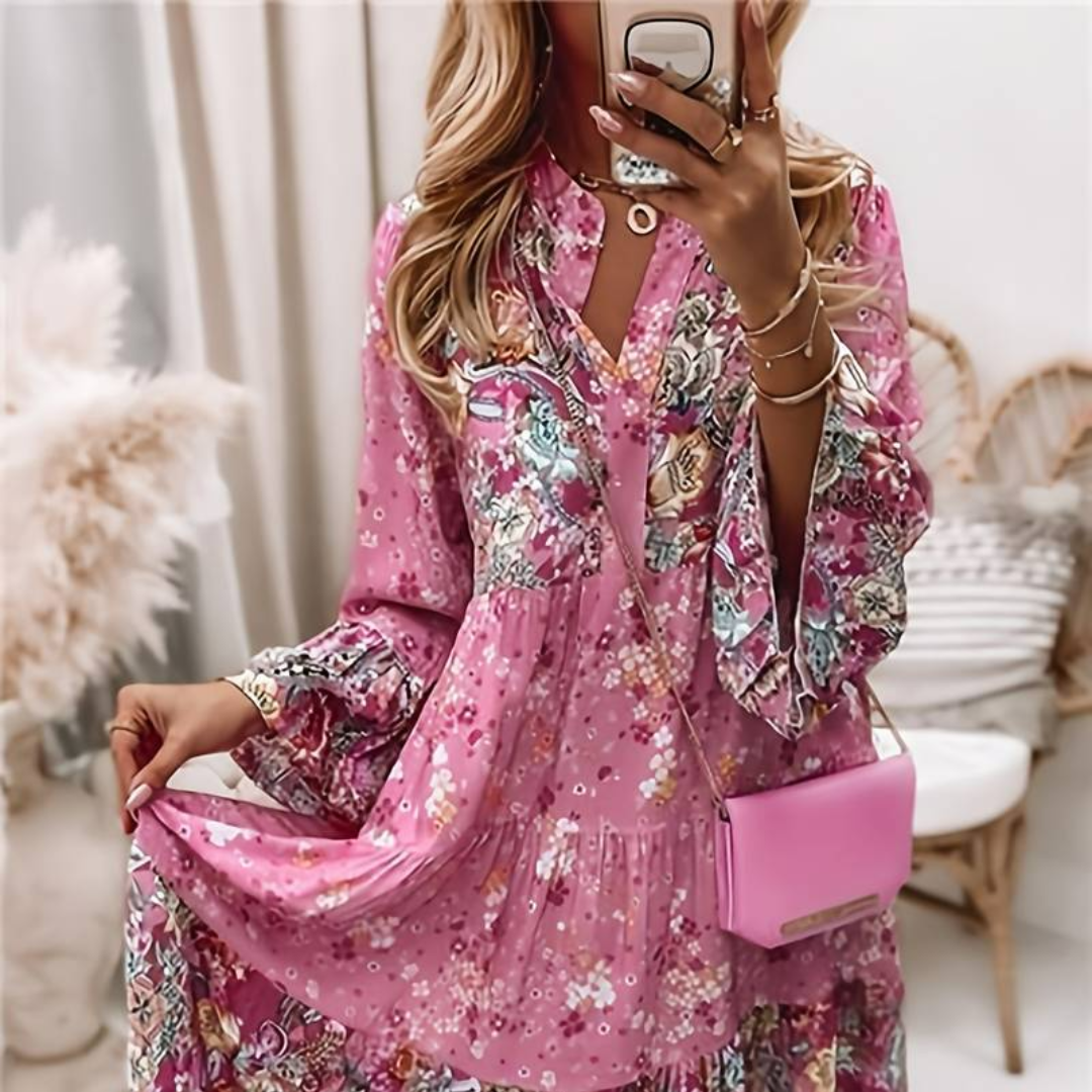 Ashley™ - Robe Boho Imprimée