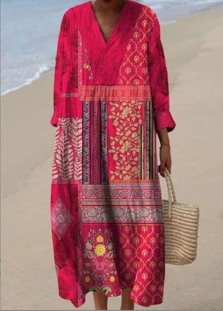 Adeline™ | Robe Imprimée Brise d’Été