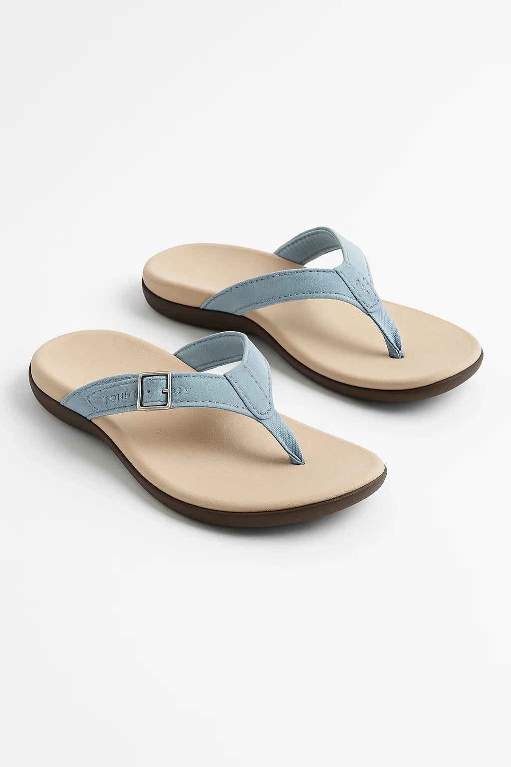 Loungewear Club™ | Tongs Douces en Tissu Jean