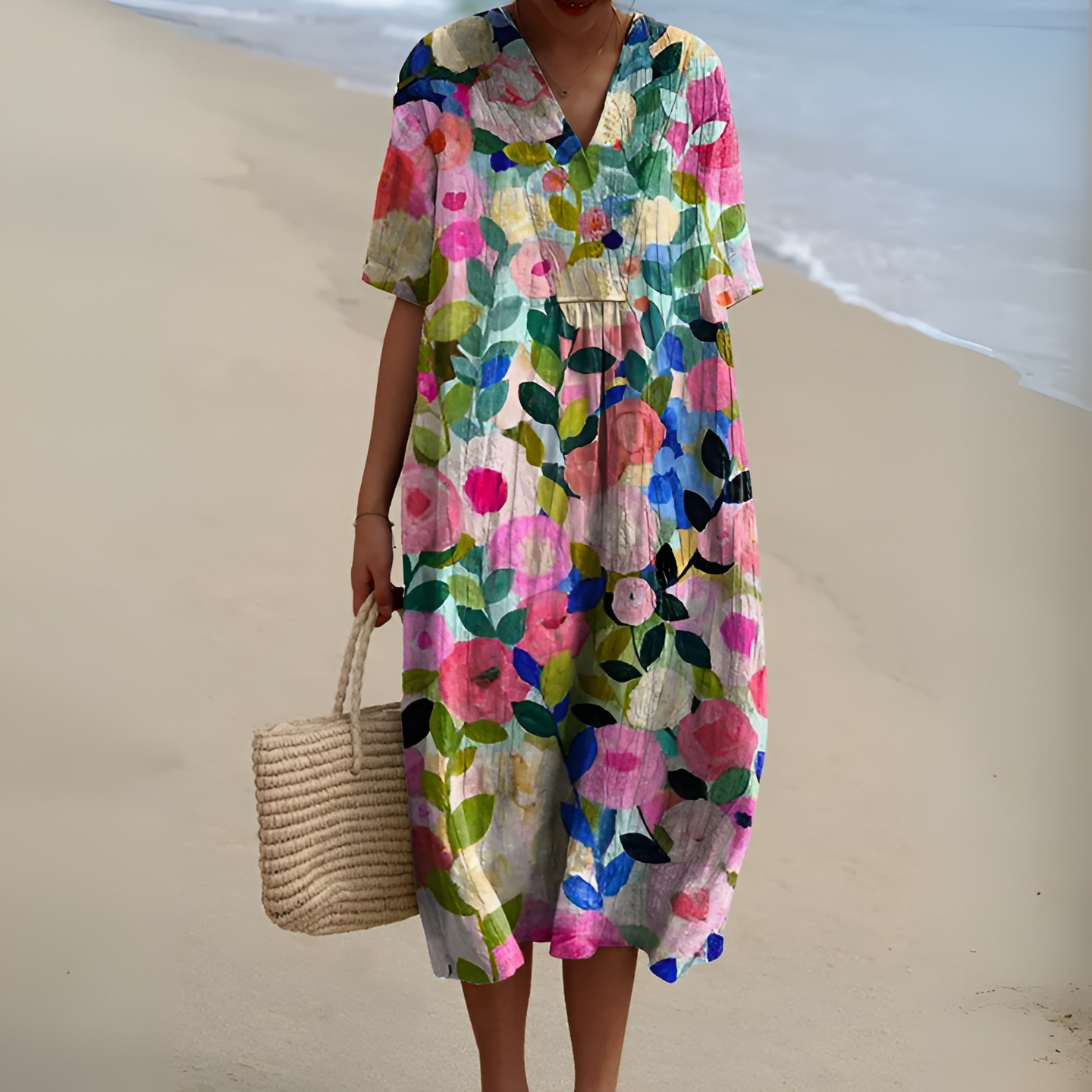Elina™ | Robe Imprimée Brise d’Été