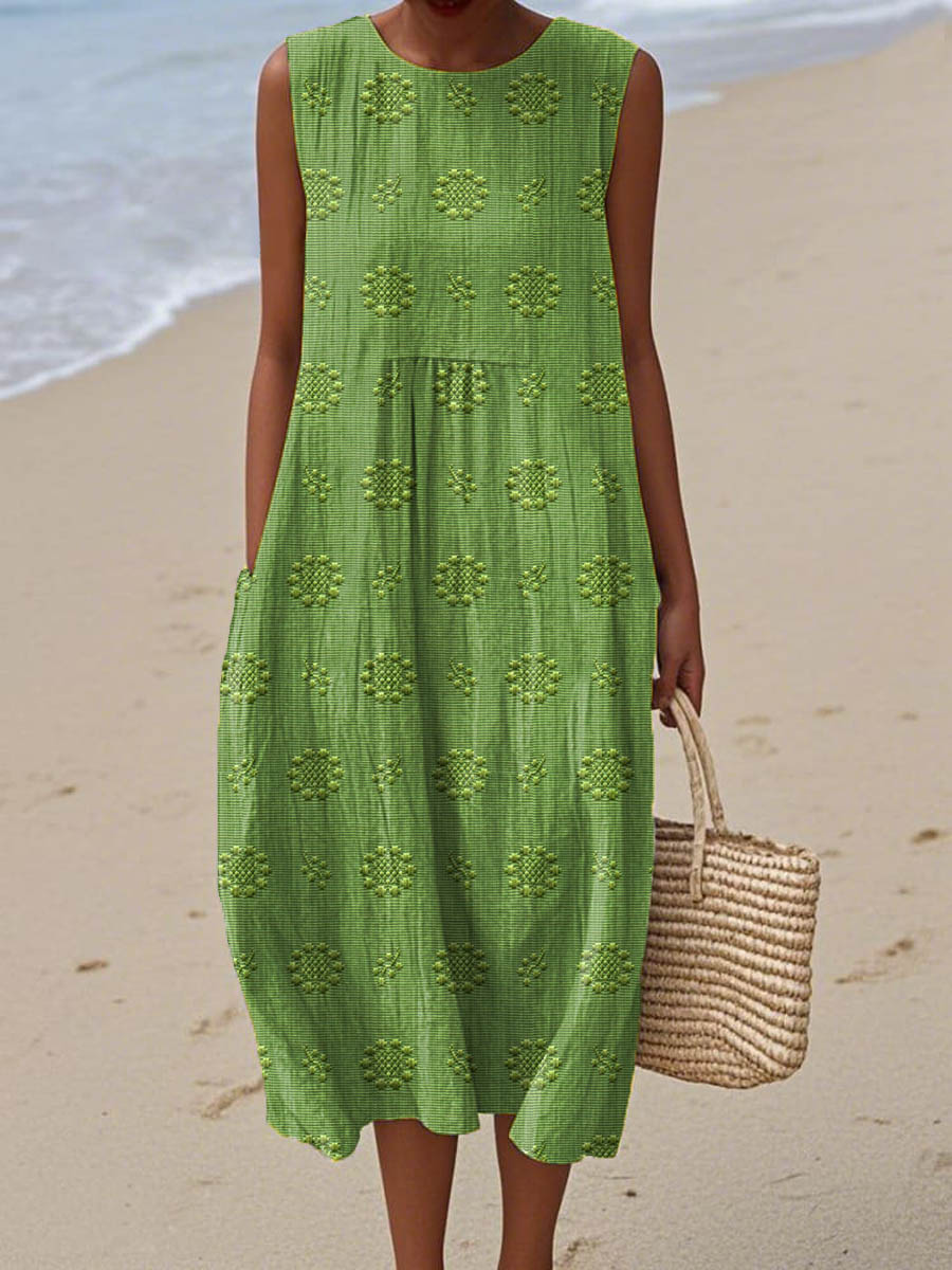 Élodie | Robe Chic Sans Manches