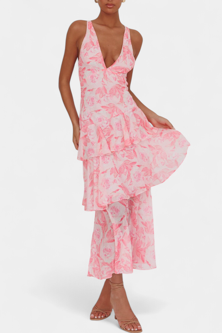 Georgette | Robe avec Décolleté en V