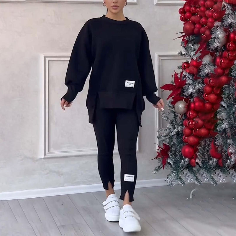 Loungewear Club™ | Ensemble Sweatshirt et Leggings Décontracté
