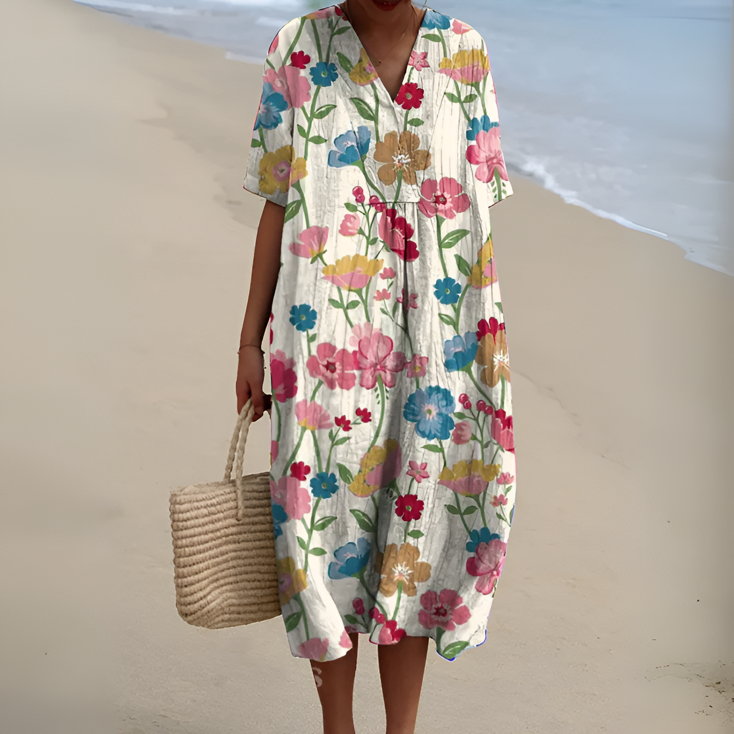 Noelia™ | Robe Imprimée Brise d’Été