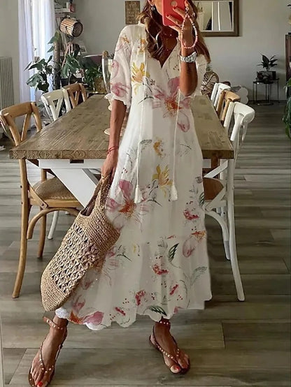 Dianna™ - Robe Bohème avec Couverture du Ventre