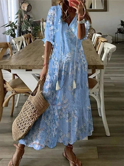 Dianna™ - Robe Bohème avec Couverture du Ventre