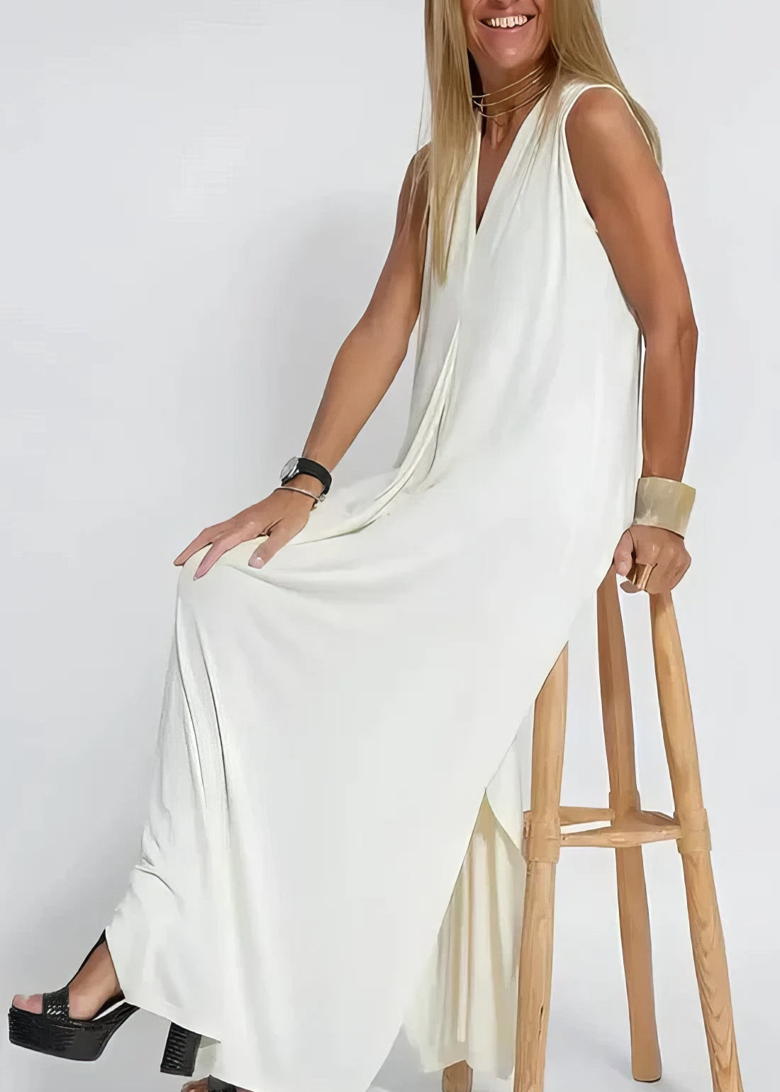 NATALIA | Robe longue élégante