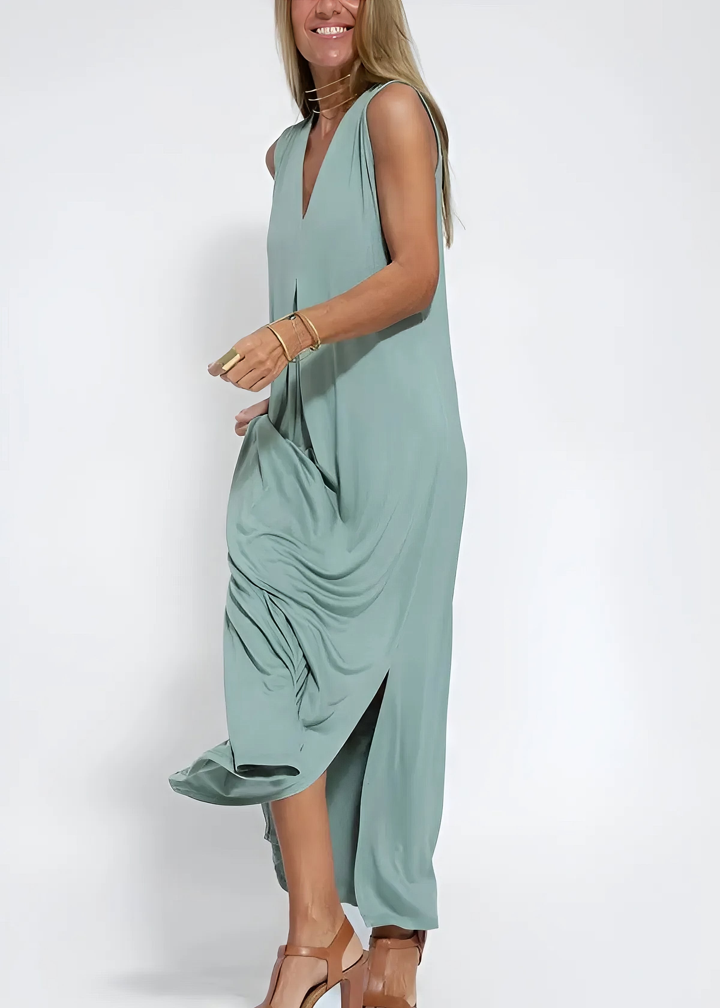 NATALIA | Robe longue élégante