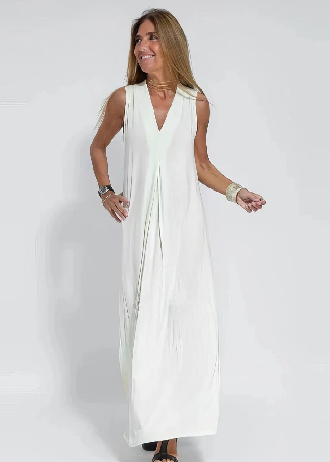 NATALIA | Robe longue élégante
